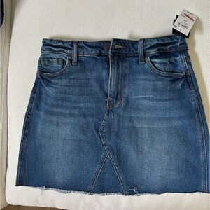 Denim mini skirt